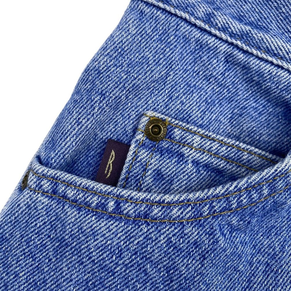 Vintage Riders denim Mom jeans size 29 waist 14P medium wash high rise tapered - Picture 3 of 9